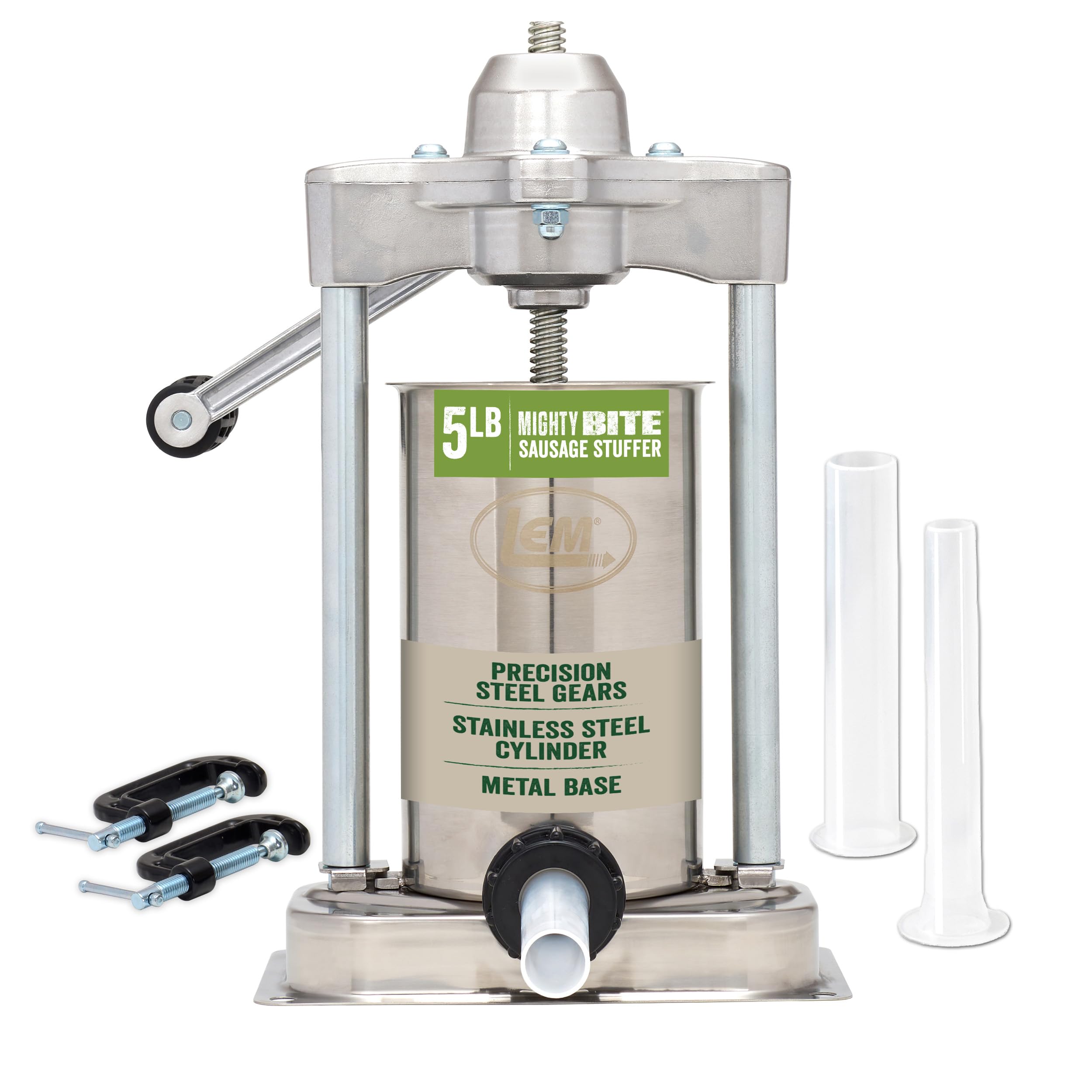 LEM vue de face du poussoir robuste montrant la base stable et durable