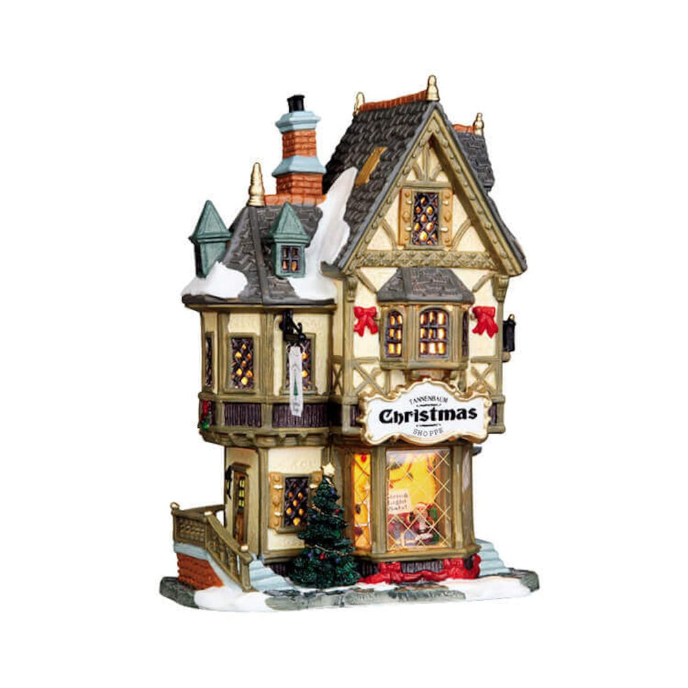 Lemax façade en porcelaine illuminateur, apporte charme festif instantané