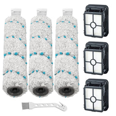 Lemige brosse face avant montrant action de nettoyage efficace