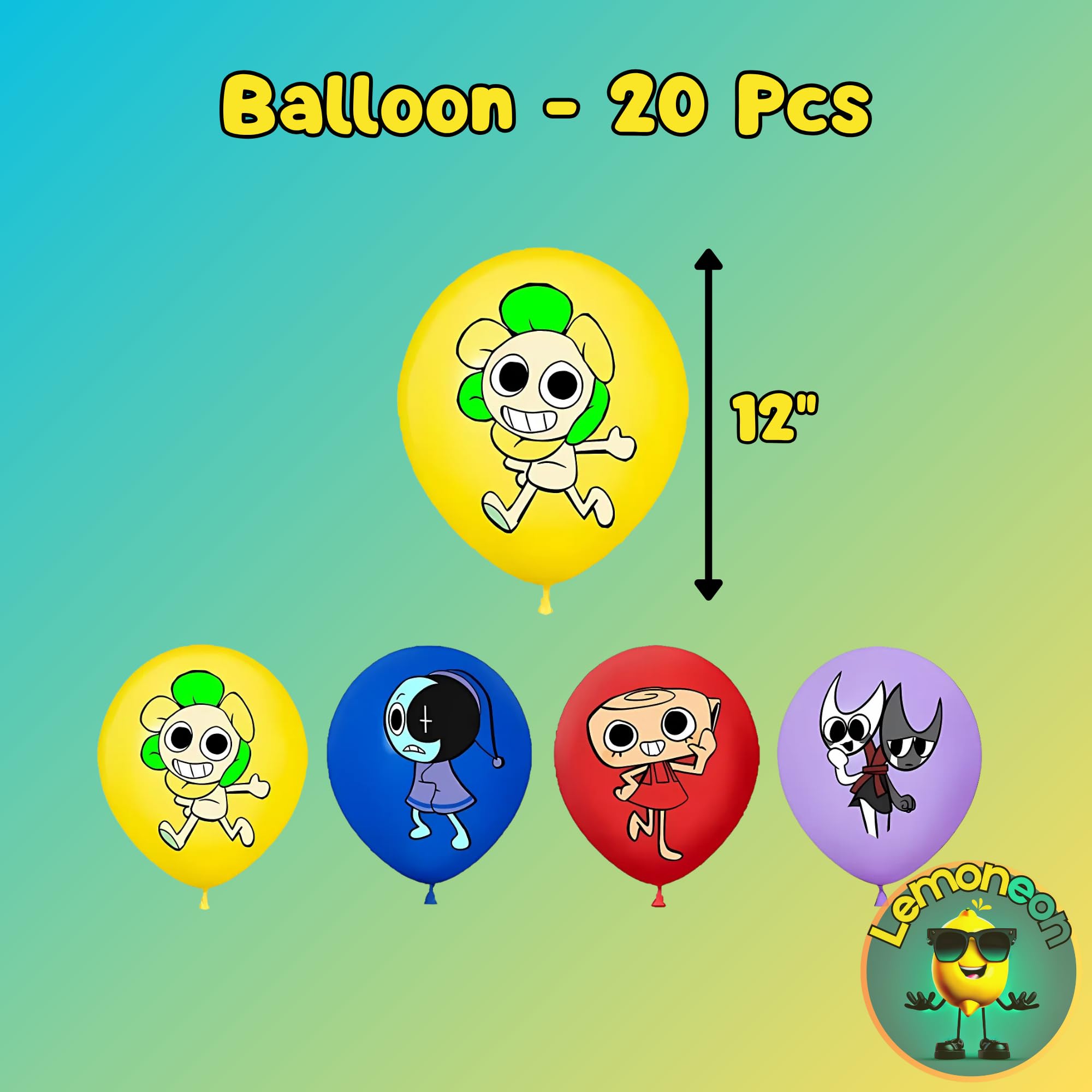Lemoneon bouquet de 20 ballons, remplissage facile et effet volumineux