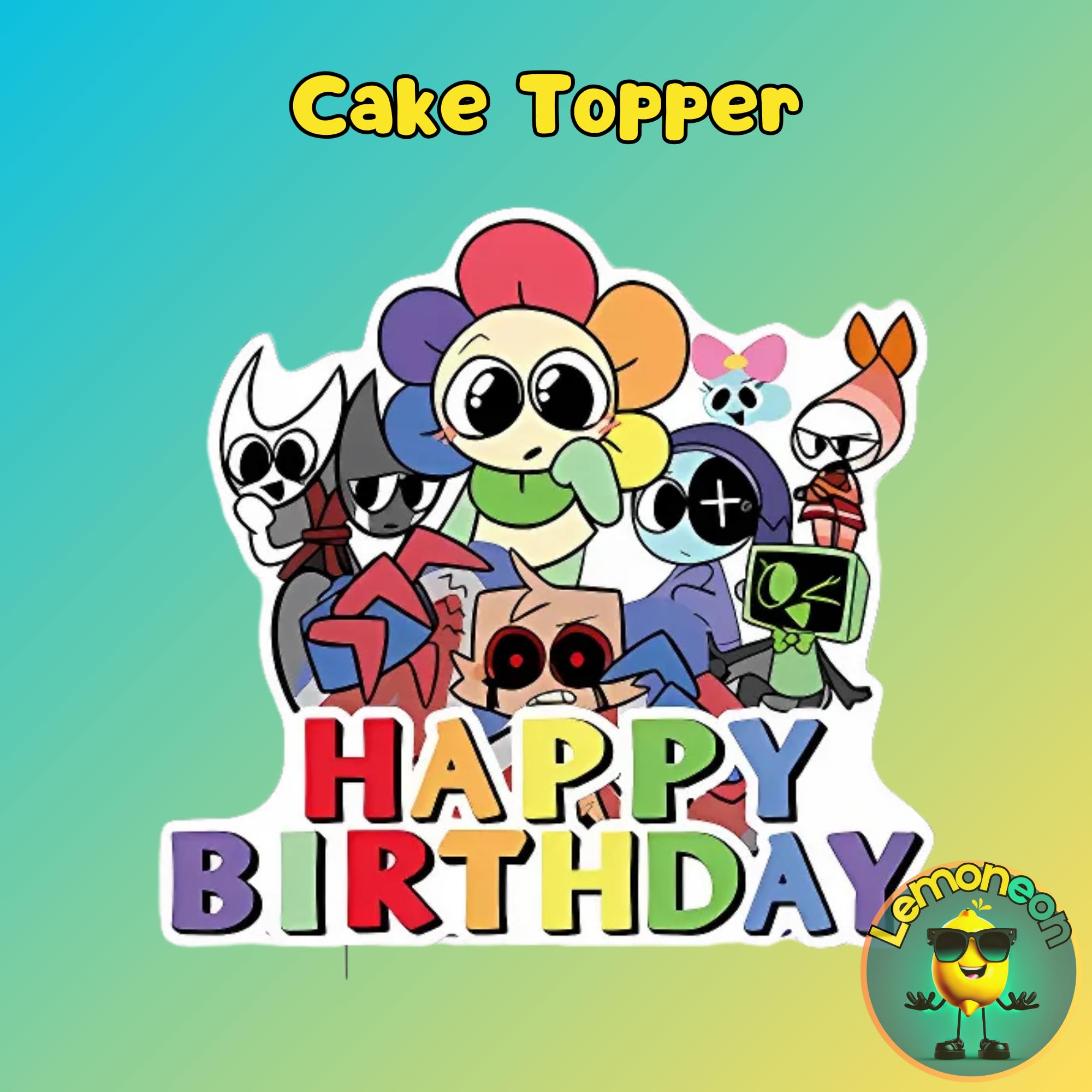 Lemoneon topper de gâteau en détail, finition solide et photogénique
