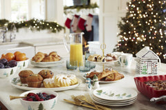 Lenox détail des étoiles métalliques reflétant la lumière festive