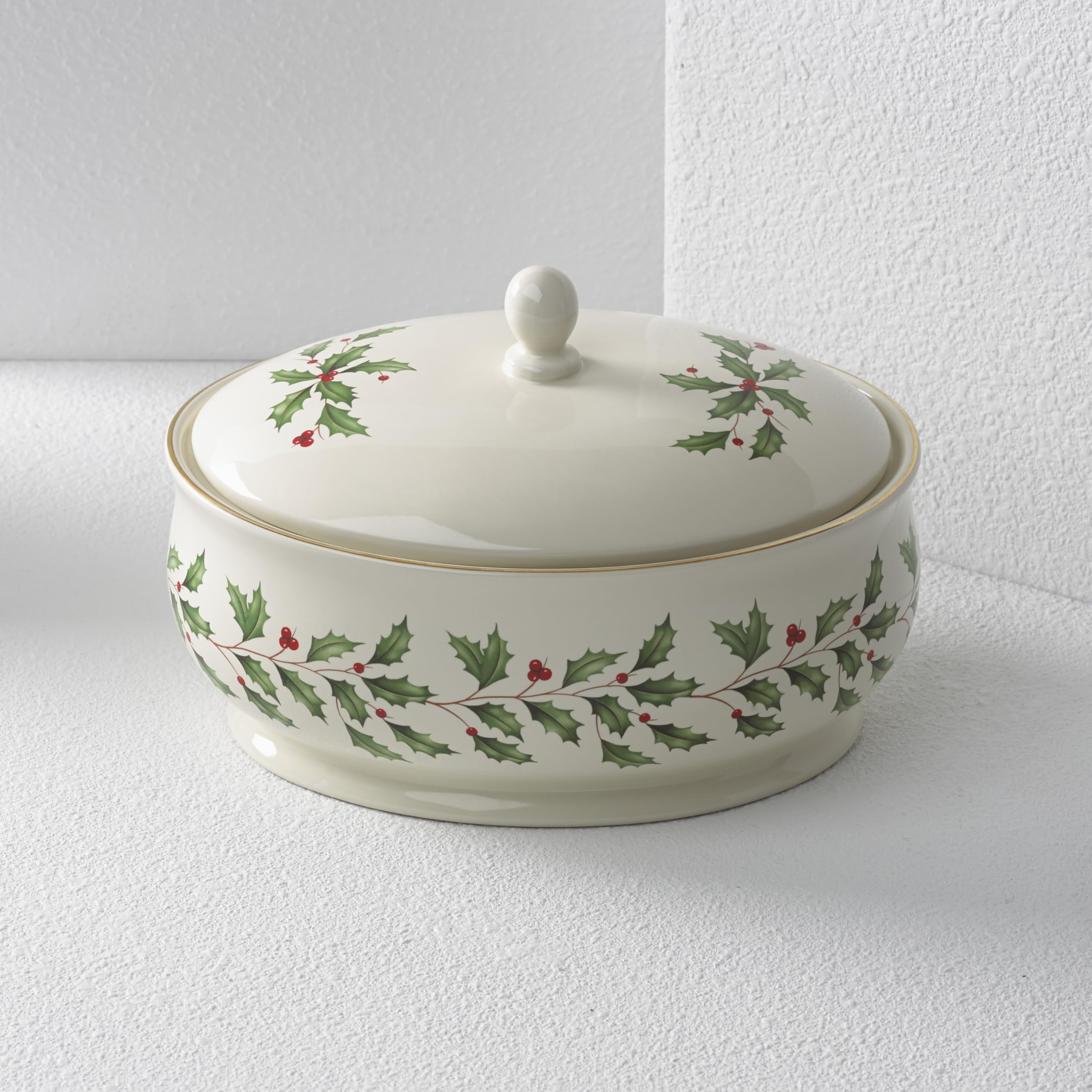 Lenox bonbonnière échelle comparative illustrant sa capacité de 64 oz