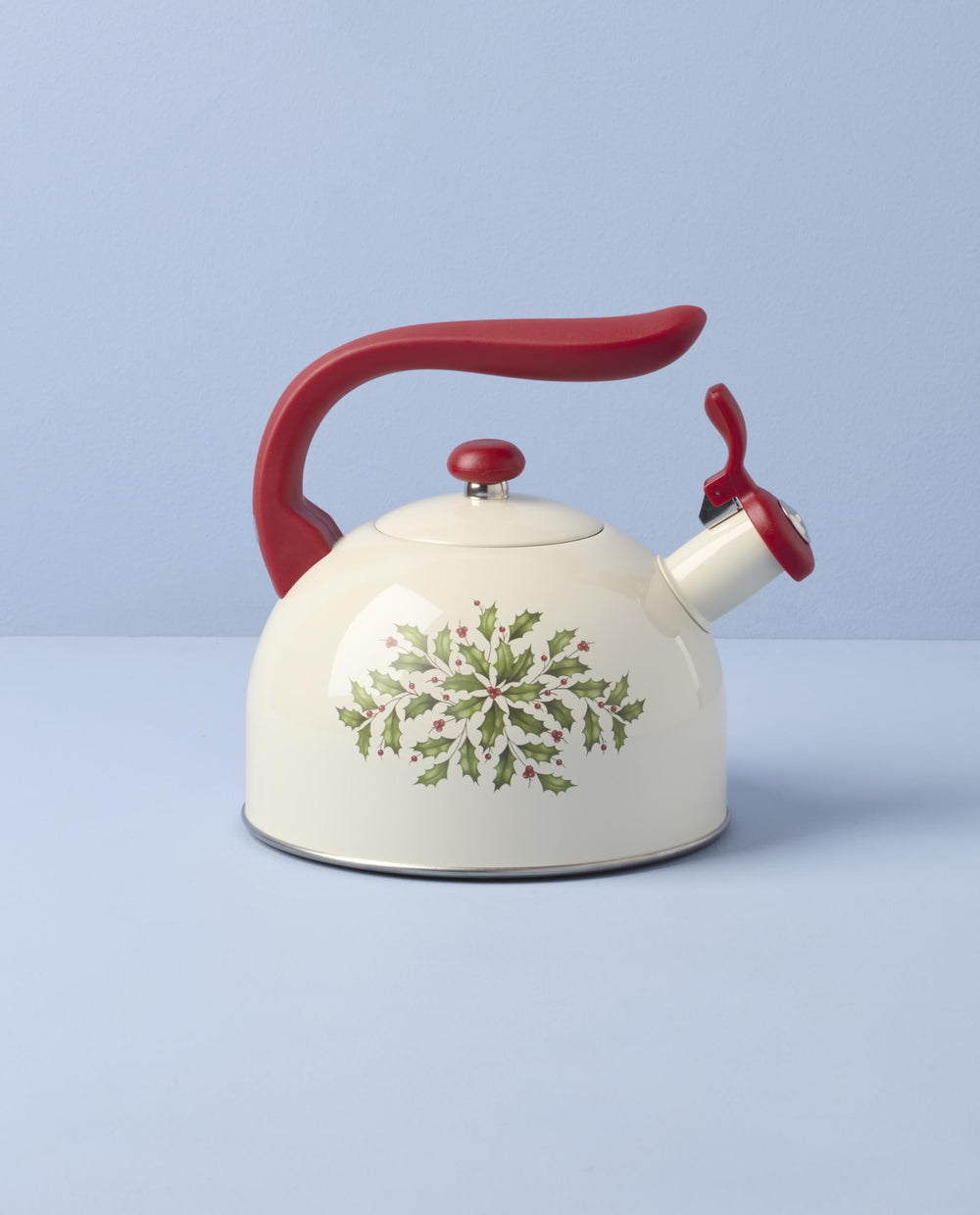 Lenox bouilloire Holiday comparaison de taille sur table pour estimation capacité 84 oz