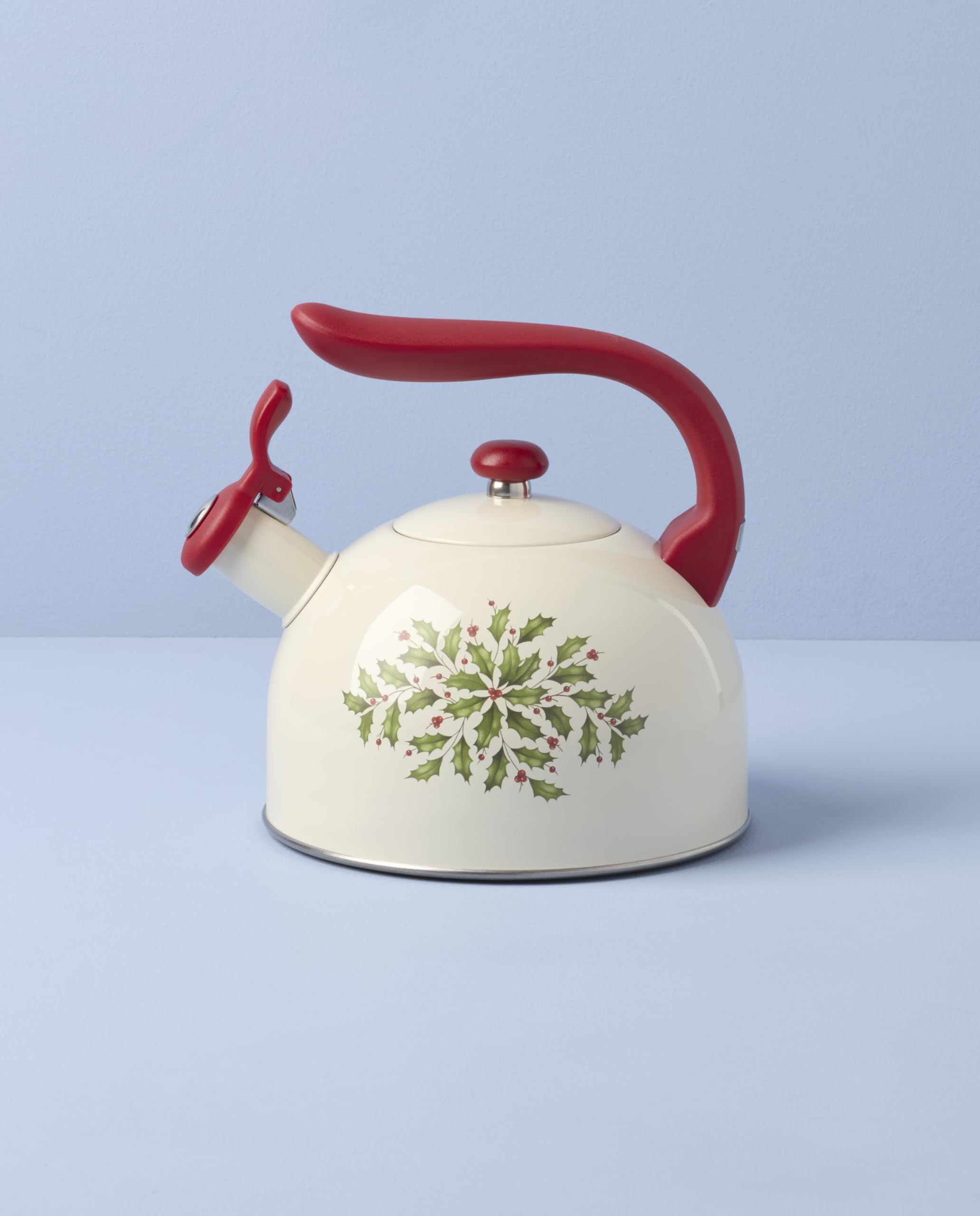 Lenox bouilloire Holiday en usage pour servir thé, idéale pour réunions de fête