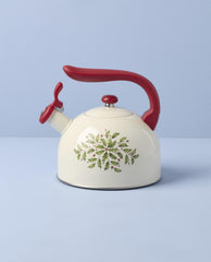 Lenox bouilloire Holiday en usage pour servir thé, idéale pour réunions de fête