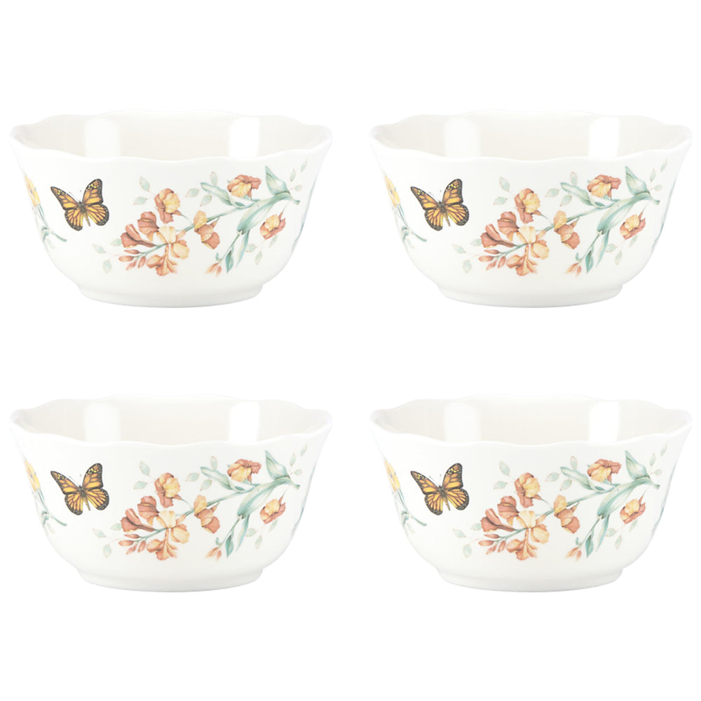 Lenox bol Butterfly Meadow face avant montrant motif floral et utilité décorative