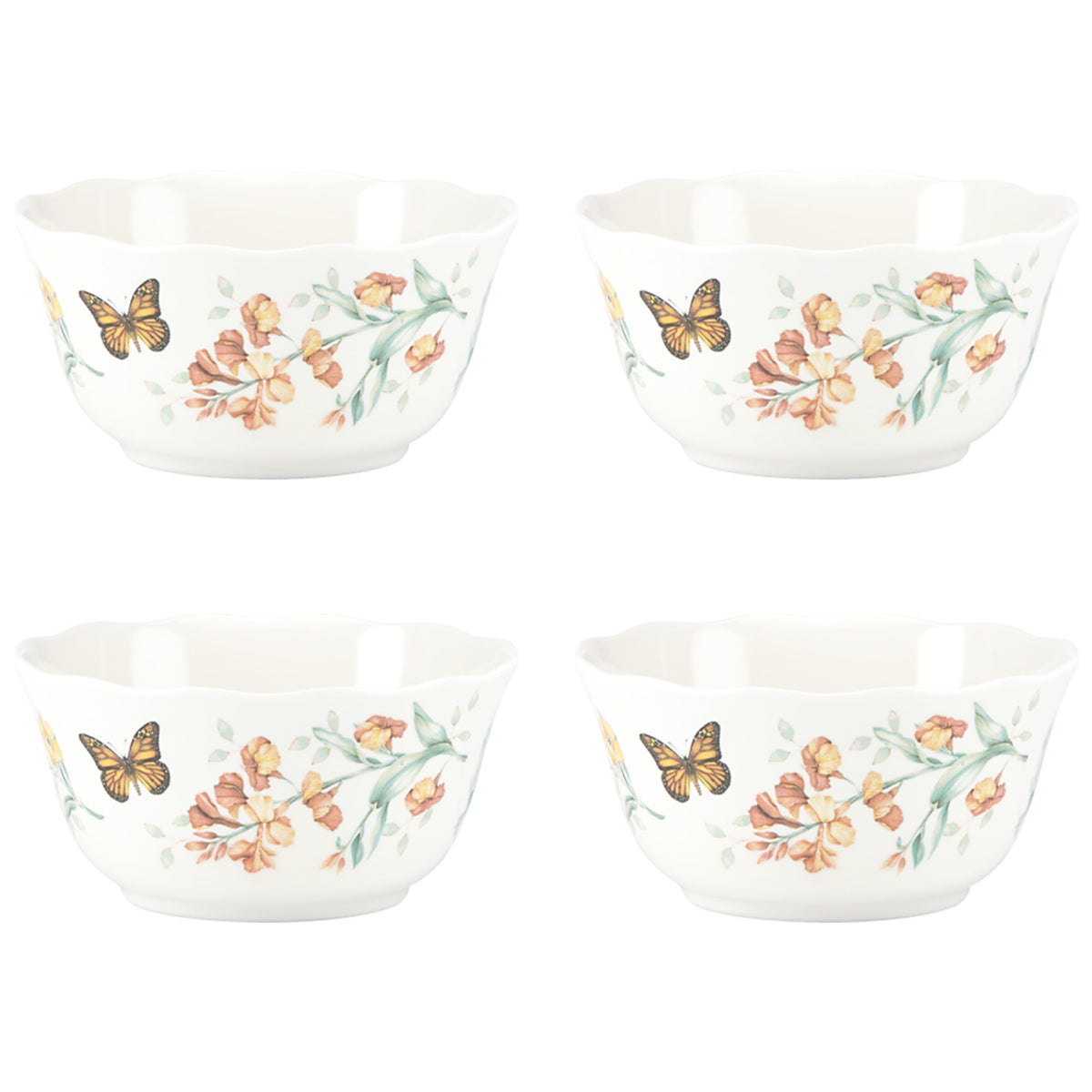 Lenox bol Butterfly Meadow face avant montrant motif floral et utilité décorative