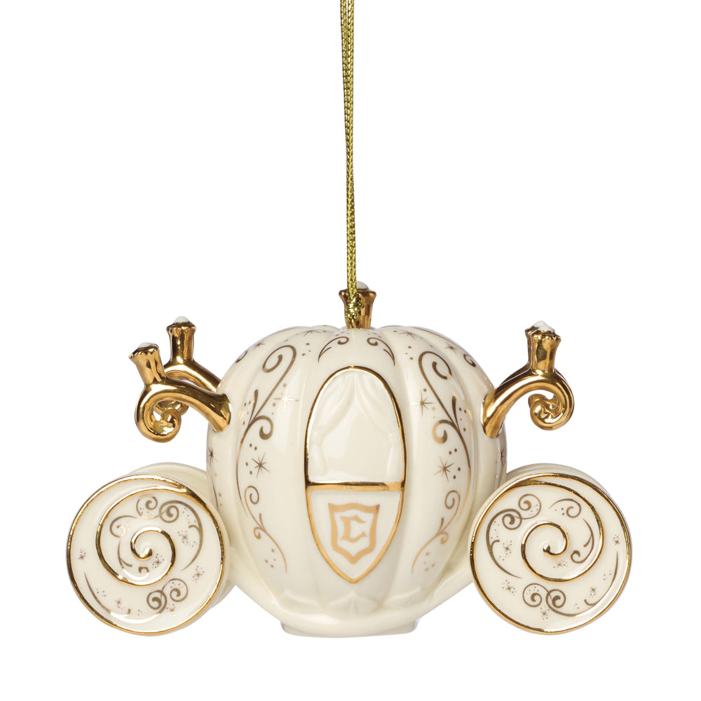 Lenox carrosse Cendrillon vue avant avec accents dorés apportant élégance