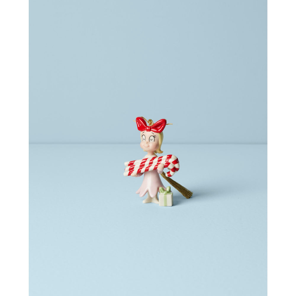 Lenox Cindy Lou Who gros plan porcelaine montrant détail peint et finition soignée