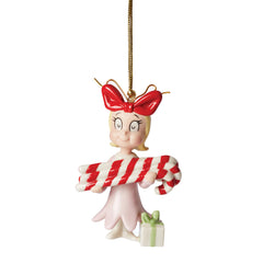 Lenox Cindy Lou Who ornement face montrant couleur et expression, ajoute charme festif