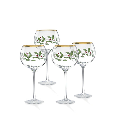 Lenox gros plan feuilles de houx décoratives pour ambiance de fête
