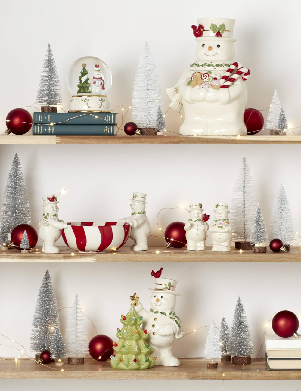 Lenox en situation sur table de Noël montrant présentation chaleureuse