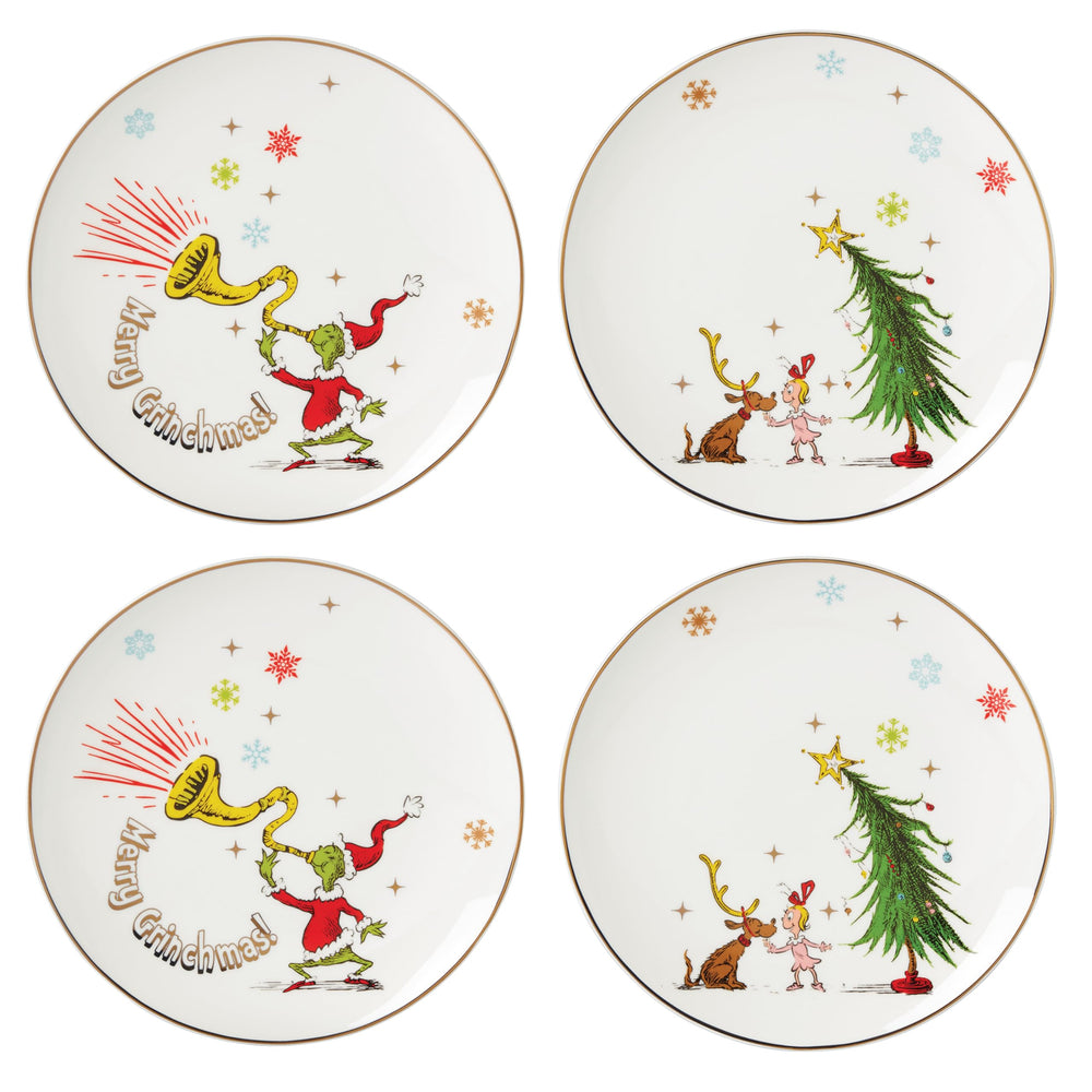 Lenox vue frontale du packaging Grinchmas, emballage attractif pour offrir
