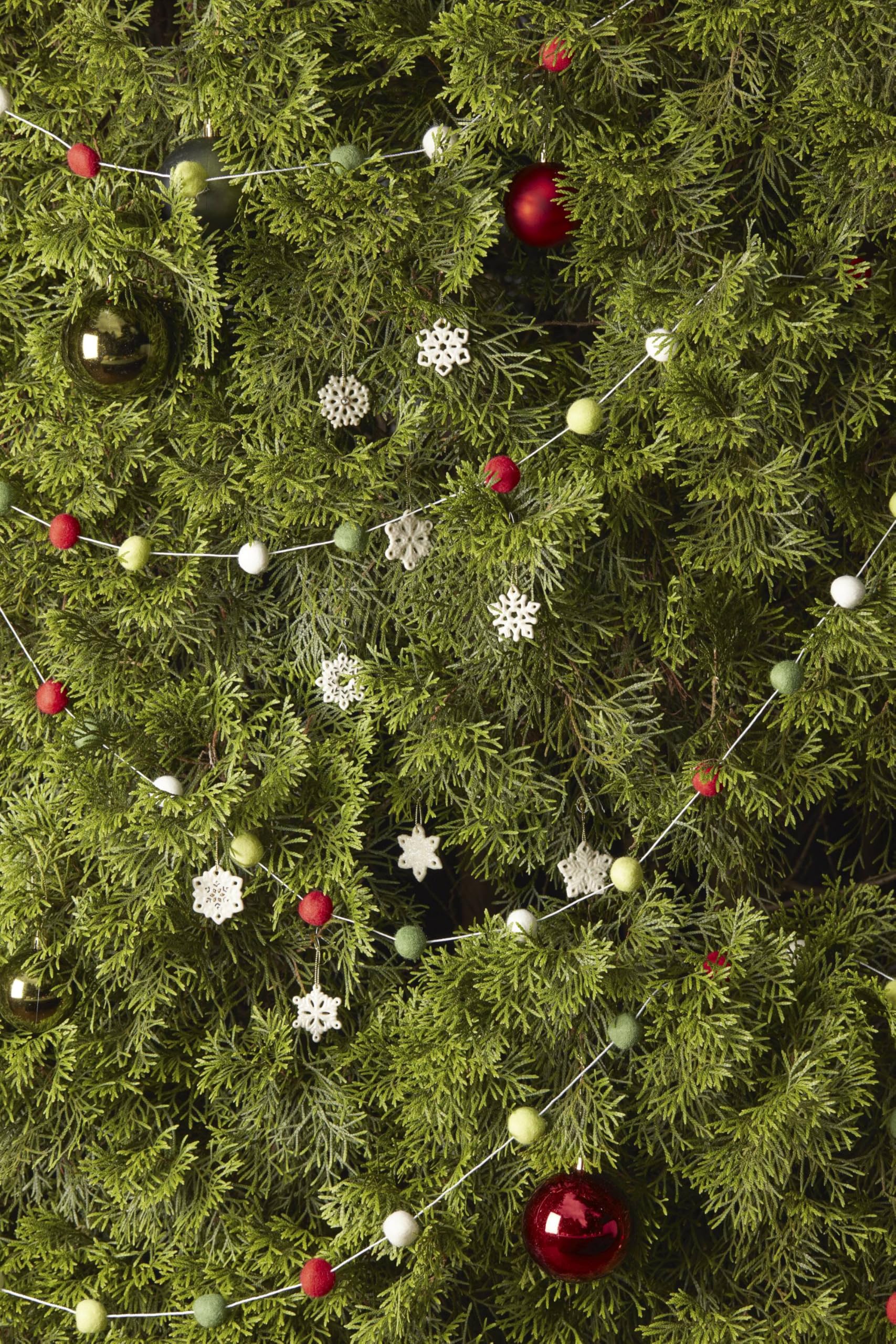 Lenox flocons intégrés à une couronne, finition raffinée décorative