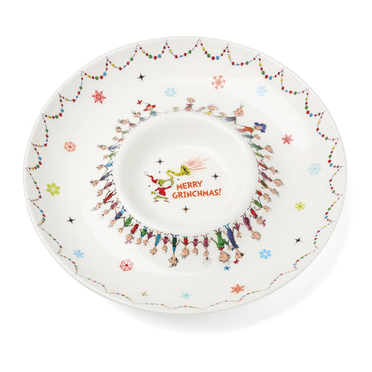 Lenox Grinch bol face avant montrant design Who‑ville et convivialité