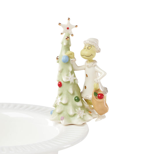 Lenox Grinch Popper vue avant affichant un décor festif et durable