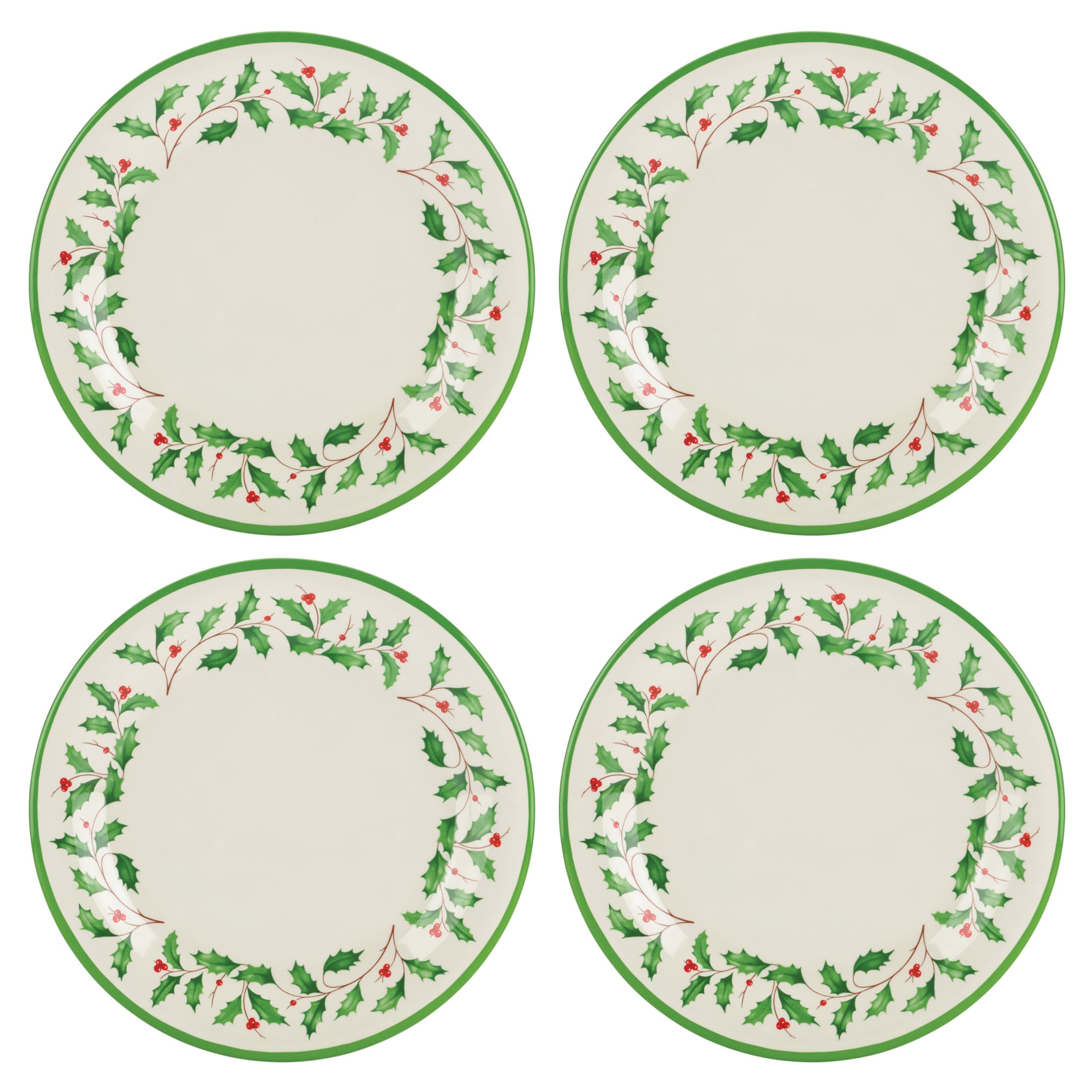 Lenox assiette avant plan montrant motif festif et élégance