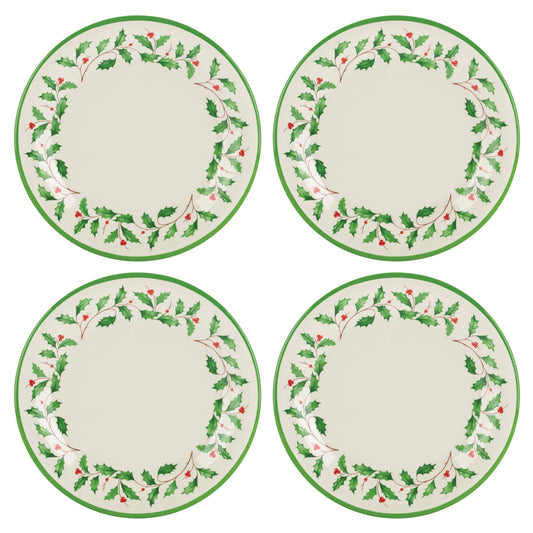 Lenox assiette avant plan montrant motif festif et élégance