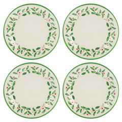 Lenox assiette avant plan montrant motif festif et élégance