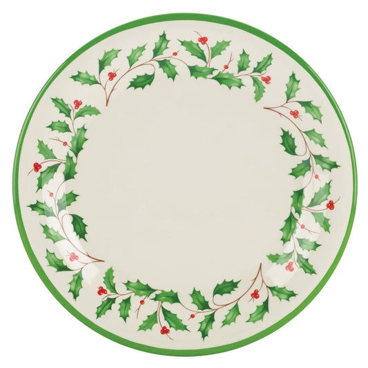 Lenox gros plan motif houx et baies pour ambiance de fête