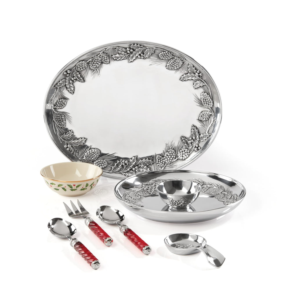 Comparaison de taille Lenox Holiday Jewel montrant échelle et proportions pratiques