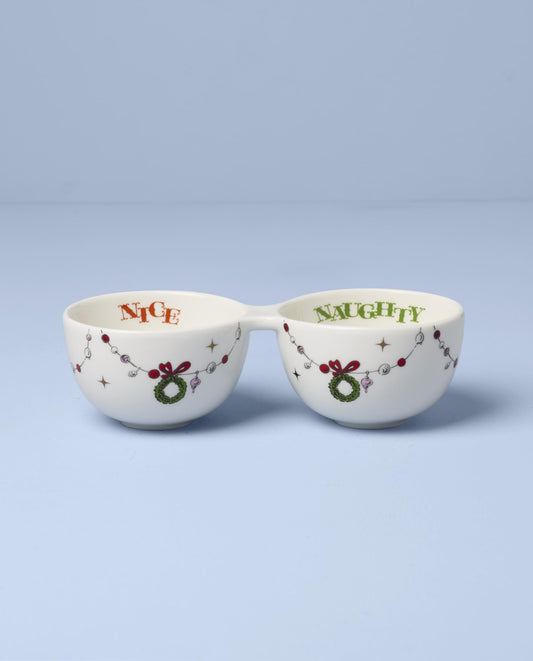 Lenox motif Who‑ville en détail, décoration joyeuse et reconnaissable