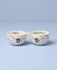 Lenox motif Who‑ville en détail, décoration joyeuse et reconnaissable