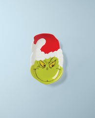 Lenox gros plan sur le sourire du Grinch montrant détails peints et qualité