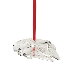 Lenox Millennium Falcon vue avant montrant la silhouette et finition métallique, idéal pour décorations