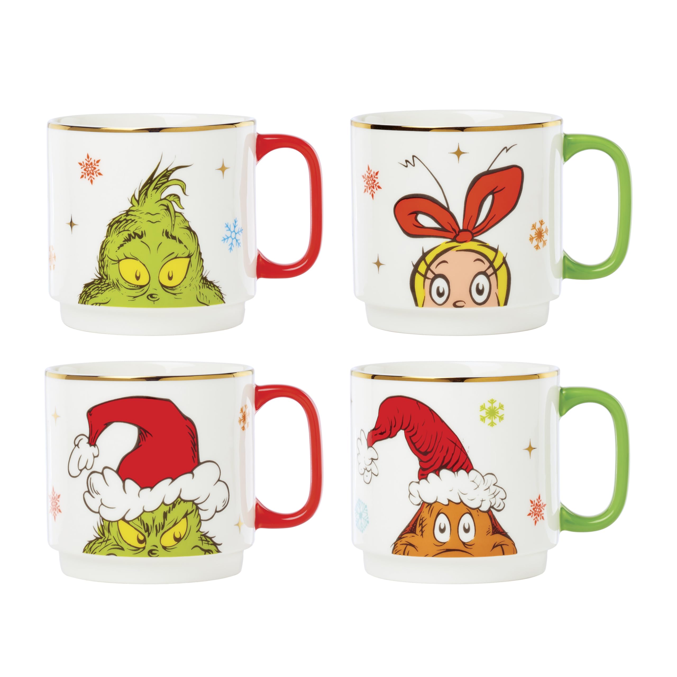 Lenox mug avec visage du Grinch montrant gaieté et style festif