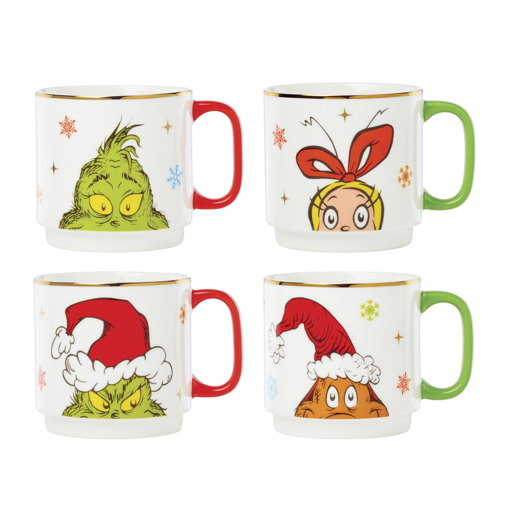Lenox mug avec visage du Grinch montrant gaieté et style festif