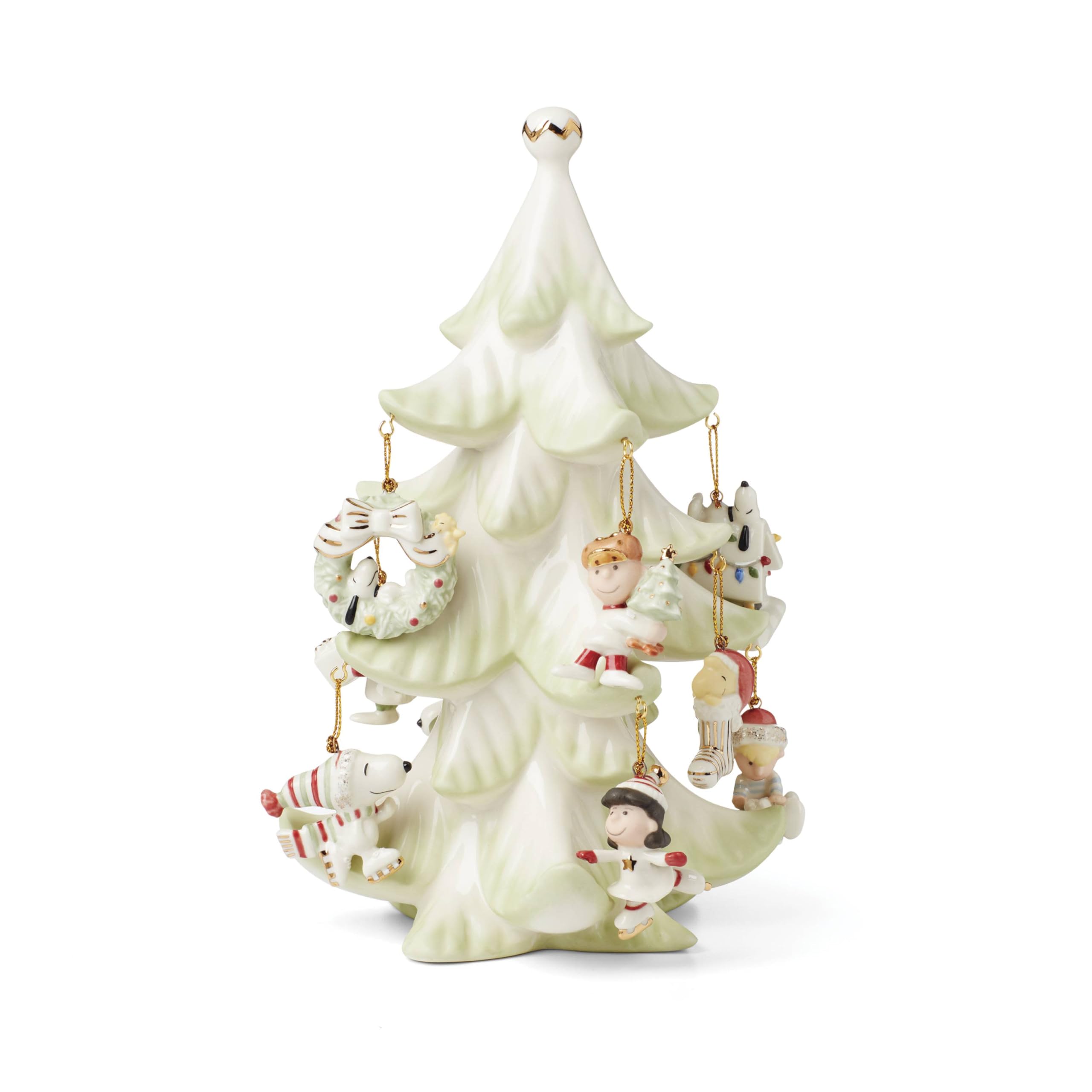 Lenox coffret Peanuts montrant l'ensemble prêt à offrir et décoratif