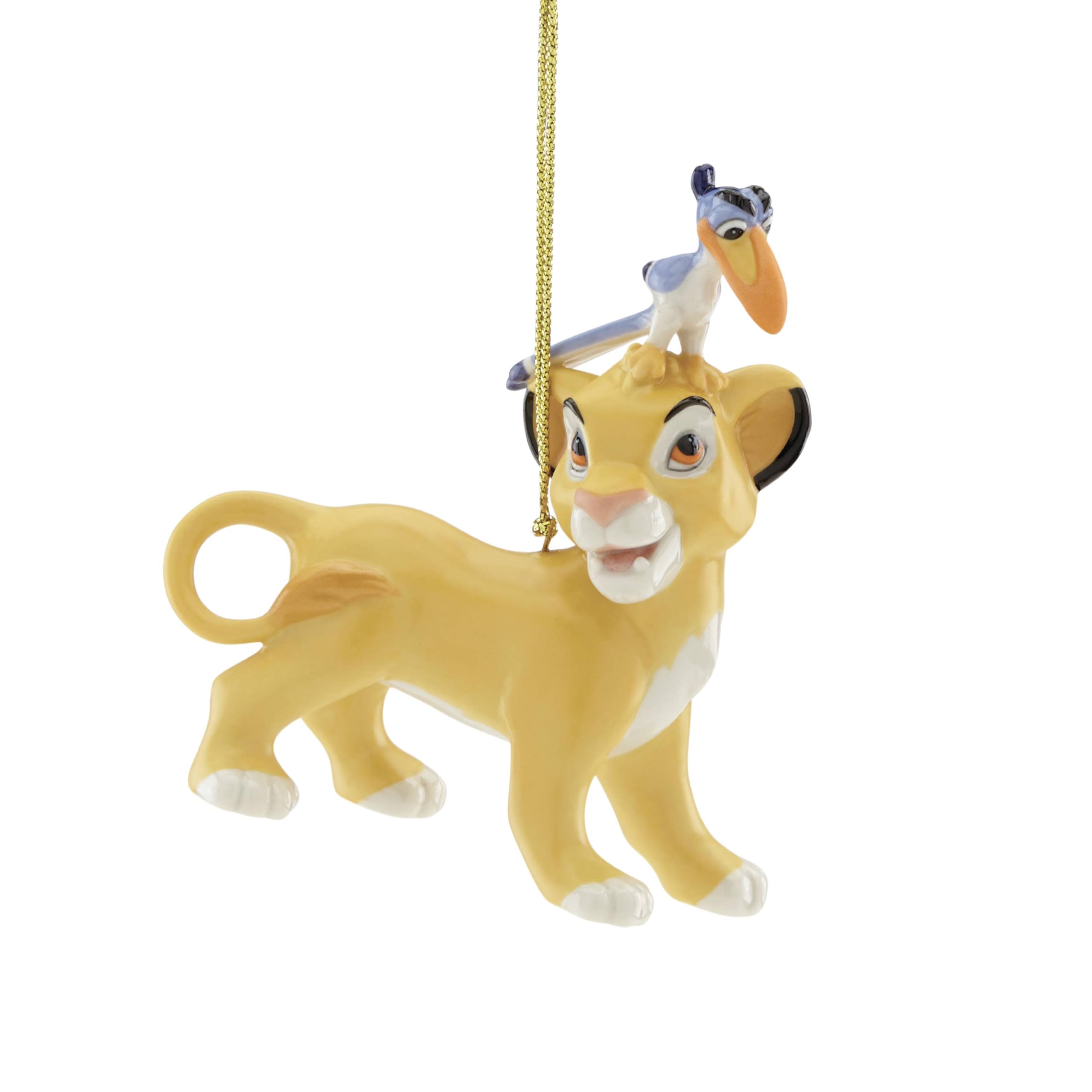 Lenox Simba & Zazu vue avant sur emballage, décoratif et élégant