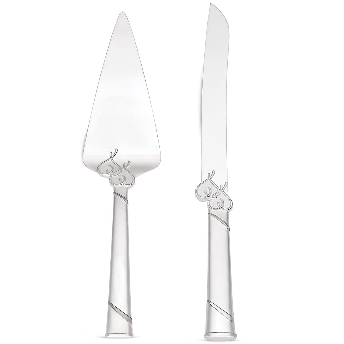 Lenox couteau et pelle face avant montrant l'ensemble élégant pour cérémonies