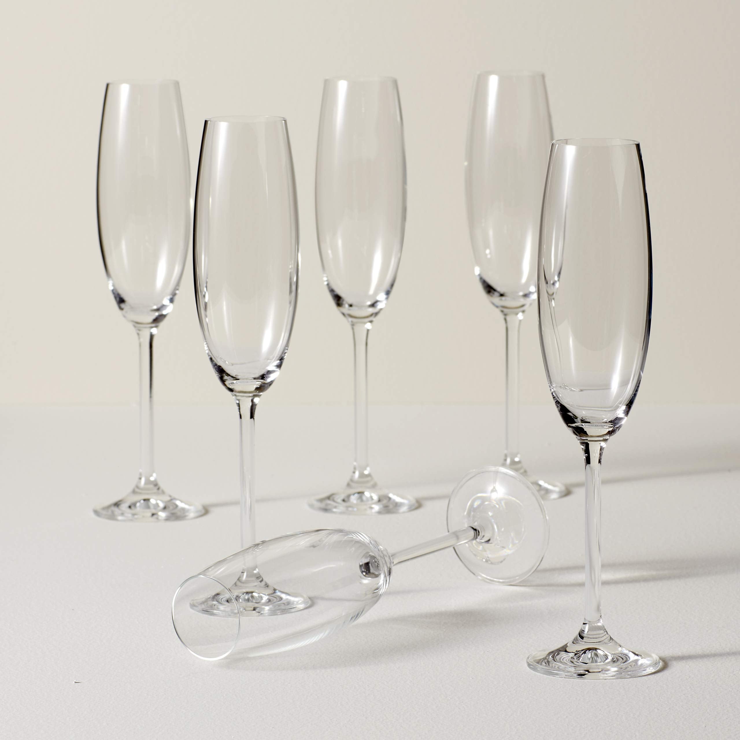 Lenox ensemble de six flûtes prêts pour le service convivial