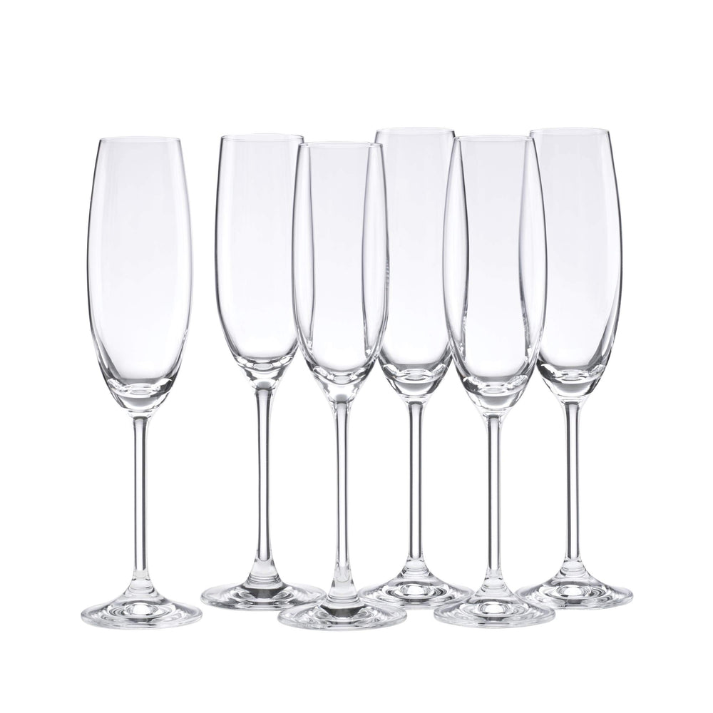 Lenox flûte face montrant silhouette élégante et lustre