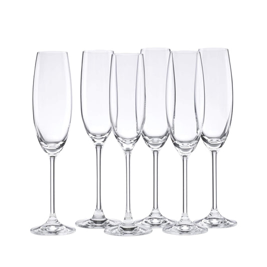 Lenox flûte face montrant silhouette élégante et lustre