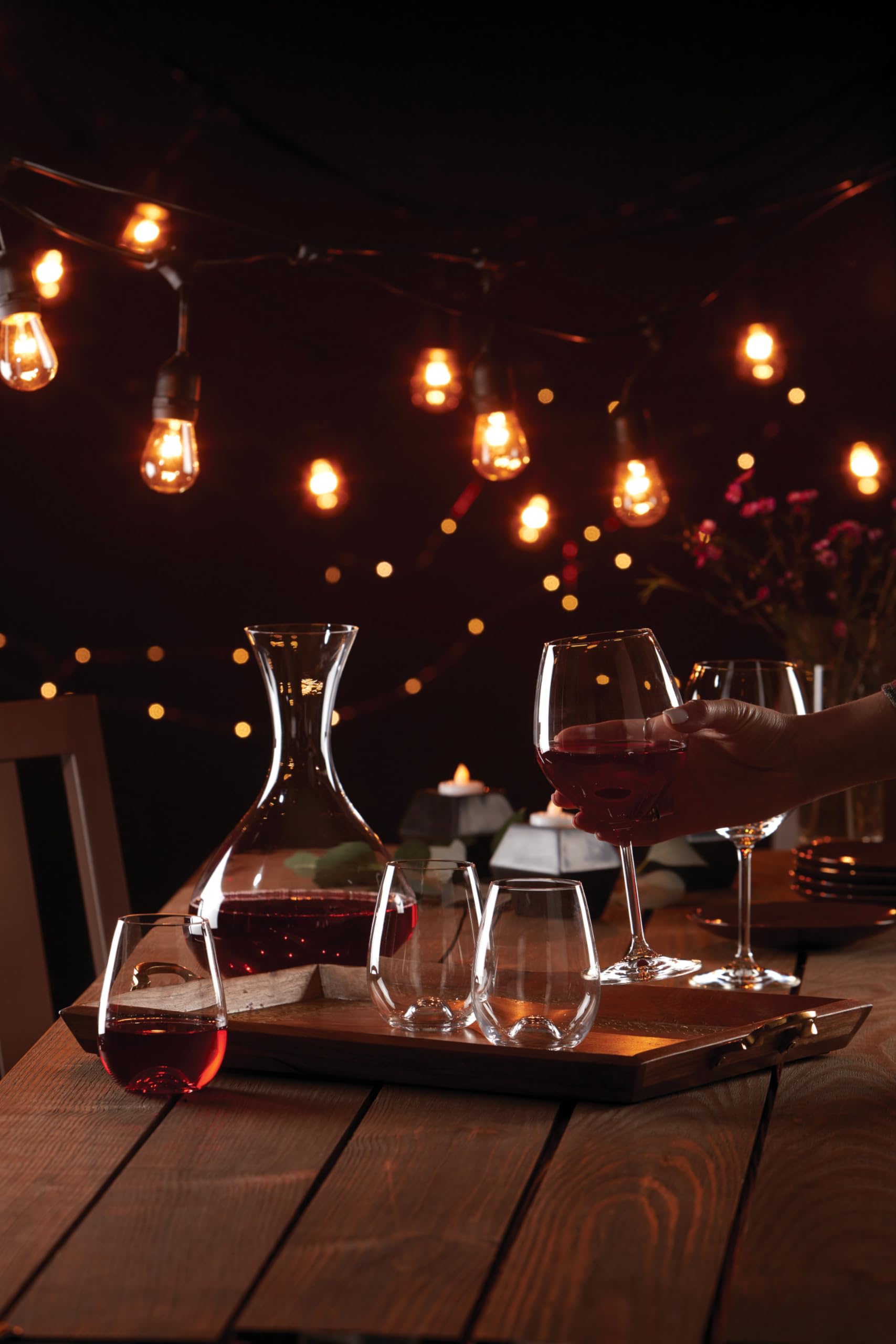 Lenox verre avec cocktail pour une mise en scène d'apéritif élégant