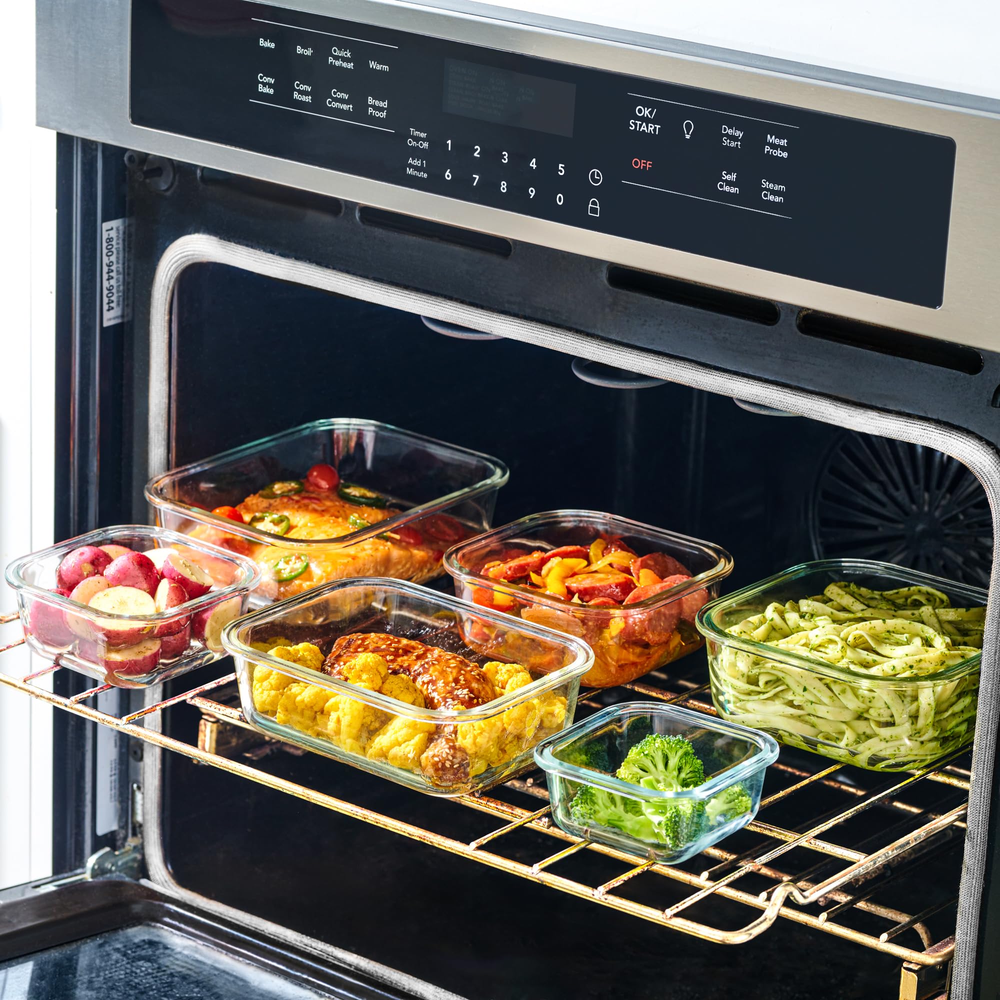 Le'raze verre cristallin transparent facilitant identification des aliments
