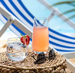 Le'raze verre highball clair mettant en valeur boissons longues