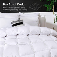 LESNNCIER couette installée sur lit king, confort hôtelier visuel
