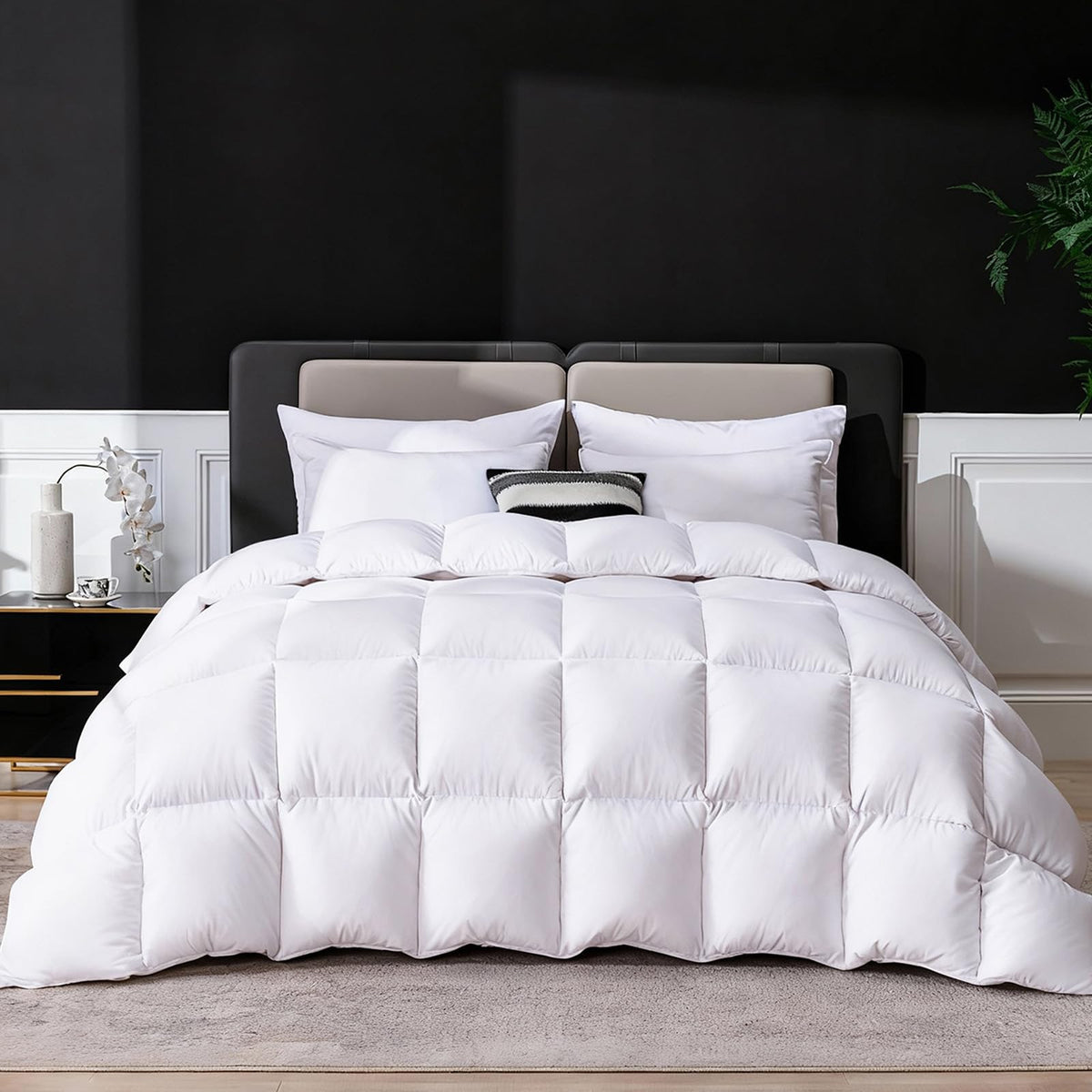 LESNNCIER couette king emballage et présentation, pratique pour livraison