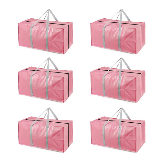 Letusto vue face avant sac rose montrant la grande ouverture et la robustesse