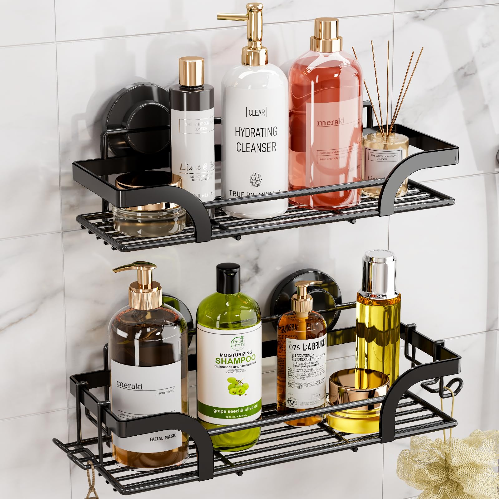 LEVERLOC étagère avant packaging montrant rangement pratique