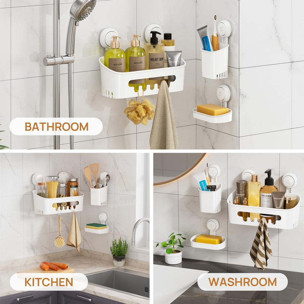 LEVERLOC panier en situation dans la douche montrant accessibilité pratique