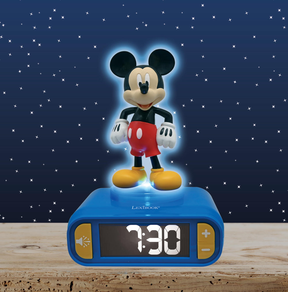 LEXiBOOK Mickey écran LCD clair réglable pour préserver le sommeil