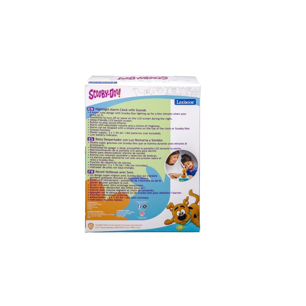 LEXiBOOK Scooby‑Doo témoin piles faible visible pour remplacer rapidement