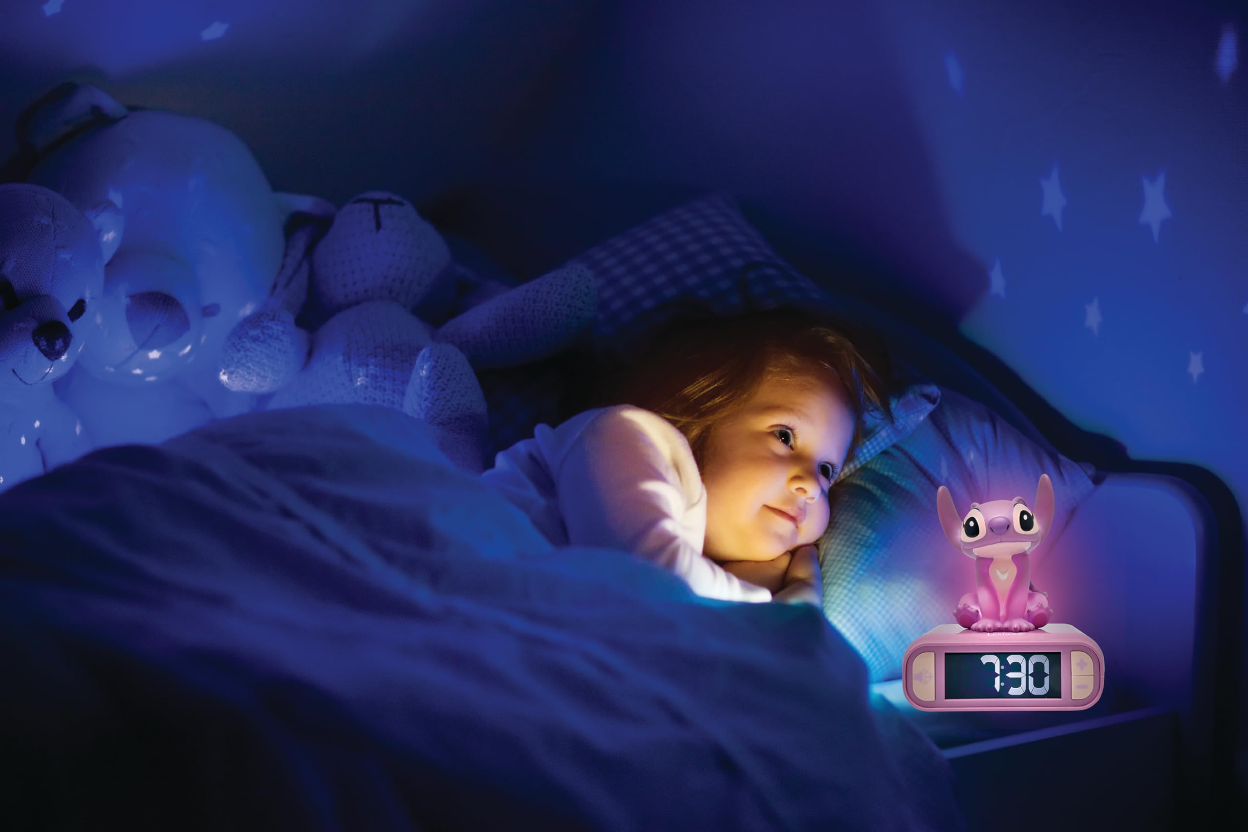 LEXiBOOK écran LCD éteint ou allumé offrant lisibilité et option nuit