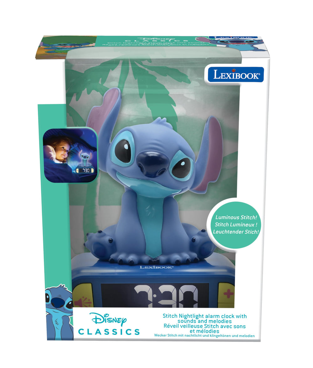 LEXiBOOK Stitch écran LCD modulable pour sommeil non perturbé